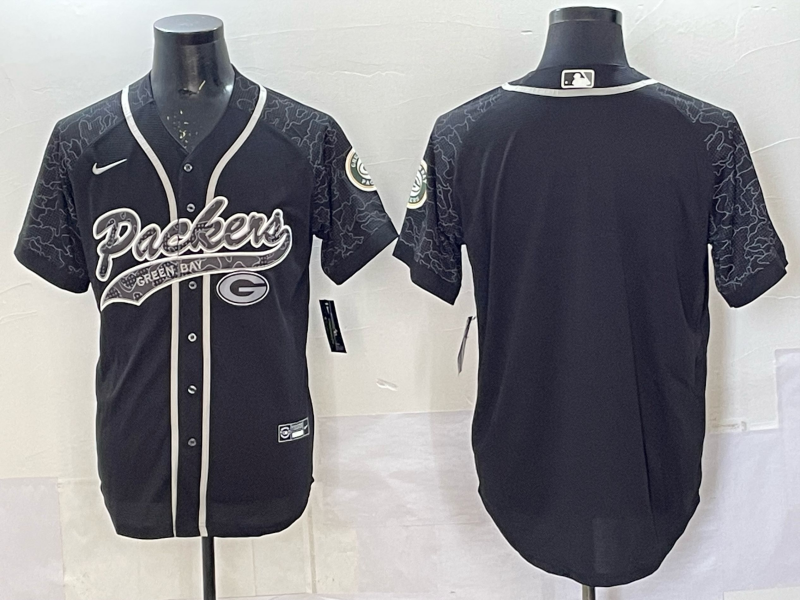 Men Green Bay Packers #1 Parsons blank black Nike NFL 2025 jersey 05